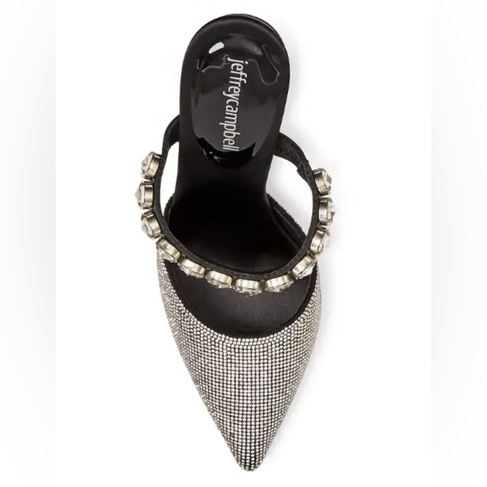 Jeffrey Campbell Women's Zavot Embellished High-Heel Mules